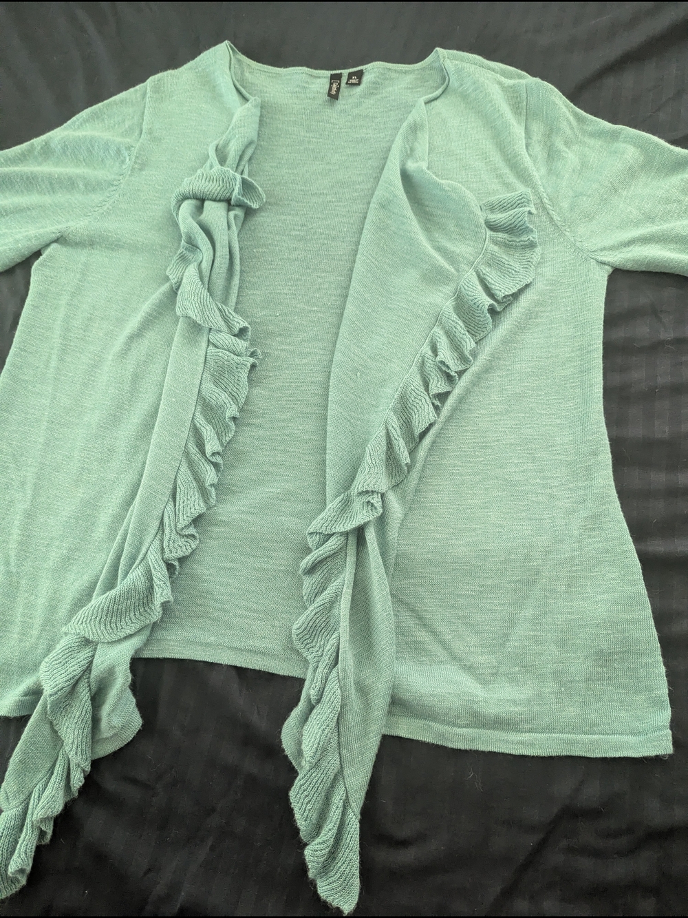 Relativity Ruffled Cardigan - Picture 3 of 10